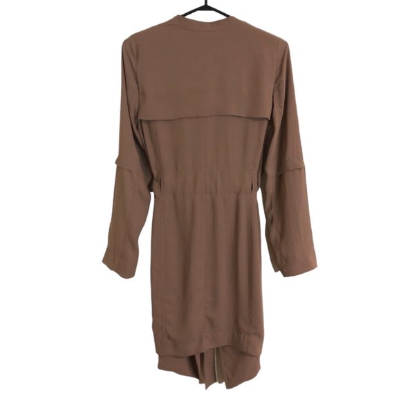 Aritzia Babaton Mauve Earth Quincey Trench Jacket - Picture 5 of 8